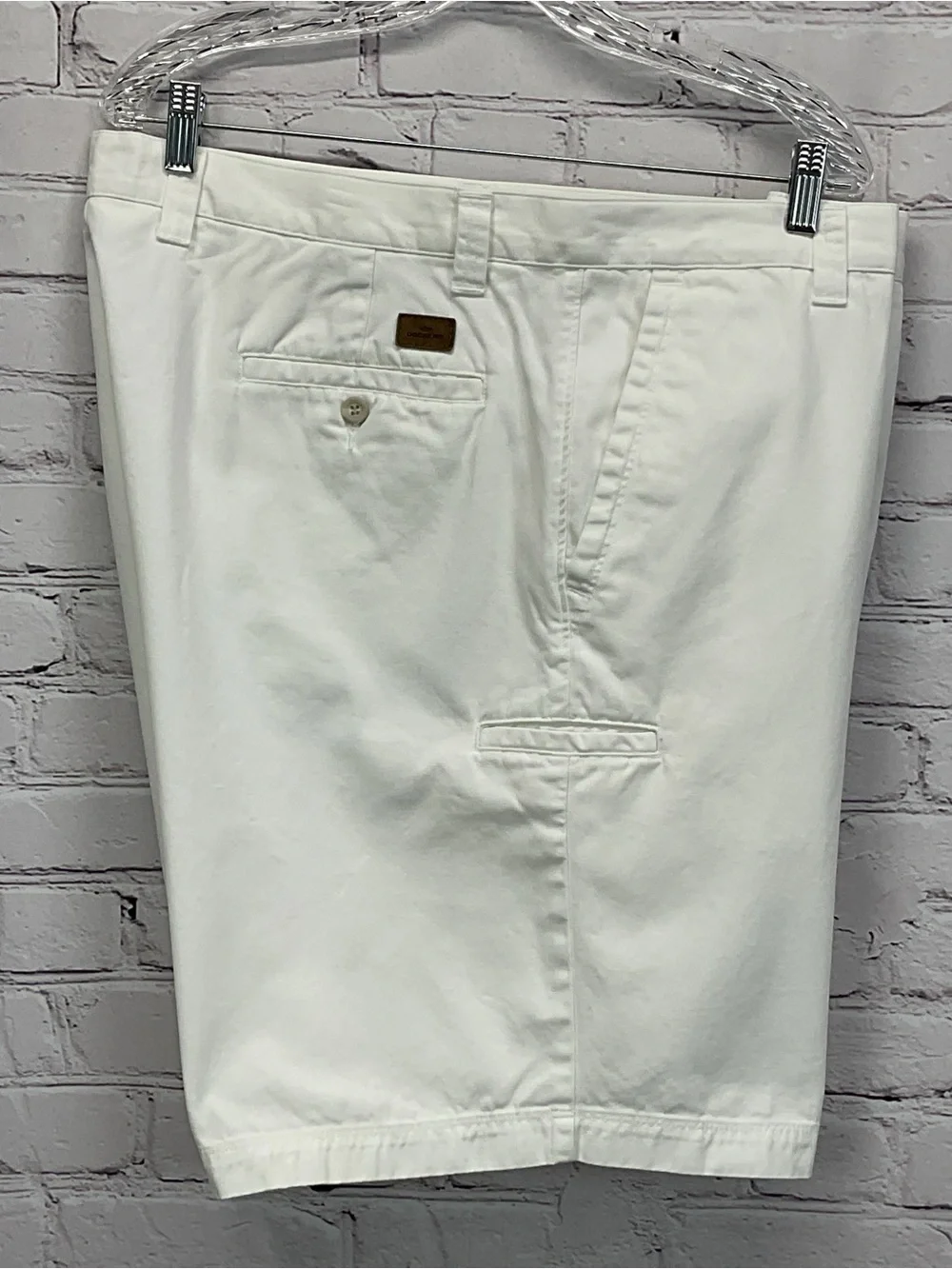 Dockers Shorts Men's Size 42 White Athleisure Casual Vacation Travel 100% Cotton